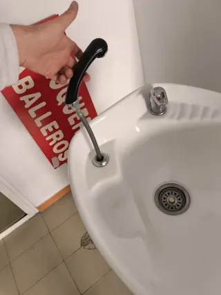 Lavadero y silla de peluquería