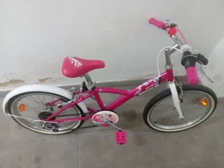 Bicicleta niña rosa BTWIN