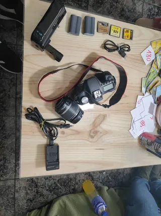 Canon EOS 50D mochila y accesorios