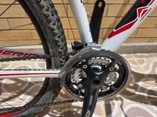 MTB Merida Big Nine40 Blanca y roja.Talla M.17"