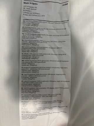 Edredón Calido Ikea 240x220 cm Nuevo