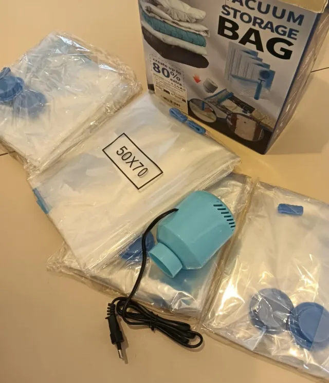 Sacchetti sottovuoto con pompa