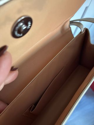 Bolso de mano dorado