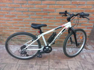 Bicicleta Rockrider 24 Blanca Decathlon
