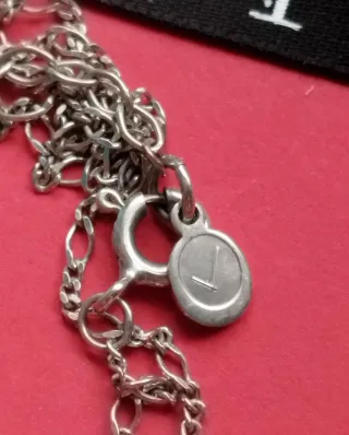 Collar de Corazón. Time Road Plata 925.