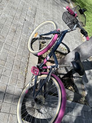 Bicicleta Btwin Original 500 Azul/Rosa