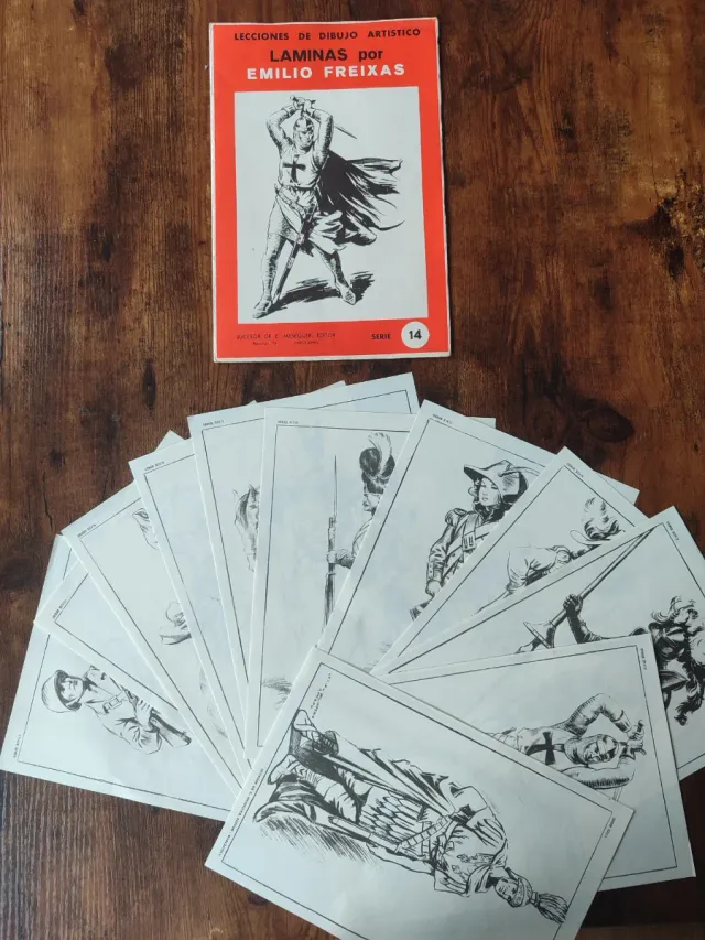 Láminas Dibujo Artístico Emilio Freixas (5 series)