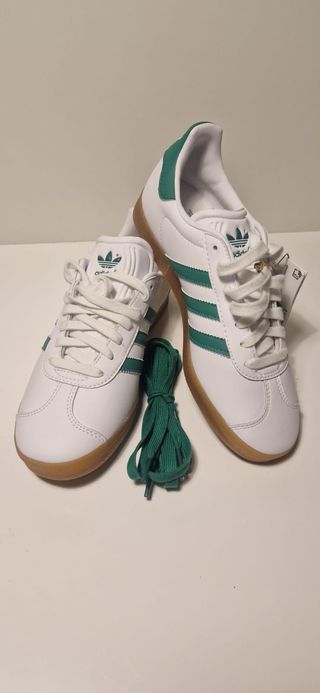 Adidas Gazelle IH2216 Blancas y Verdes