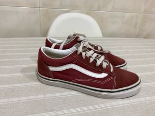 Zapatillas Vans Color Burdeos Talla 37