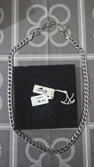 COLLAR CADENA LOTUS STYLE ACERO INOXIDA.