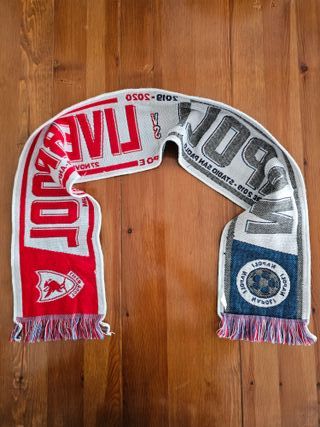 Bufanda futbol .Napoli vs Liverpool 2019-2020