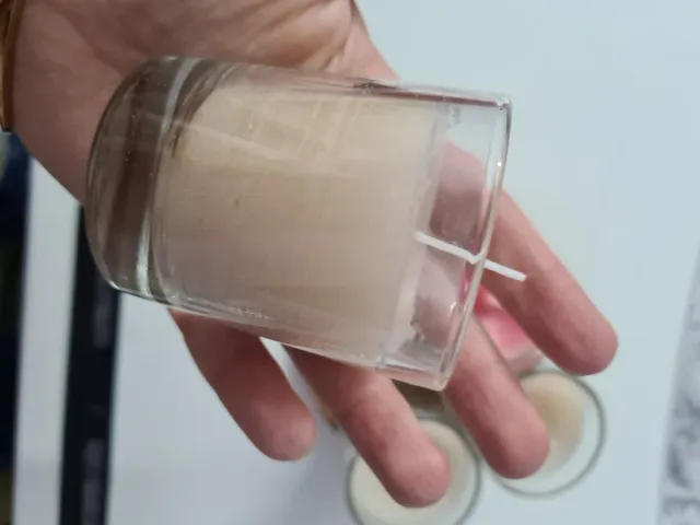 Conjunto de 4 Velas Artesanais em Potes