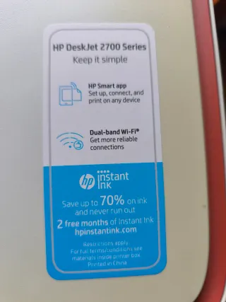 Impresora HP DeskJet 2700 Series