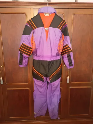 Mono de esquí Spyder morado