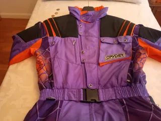 Mono de esquí Spyder morado