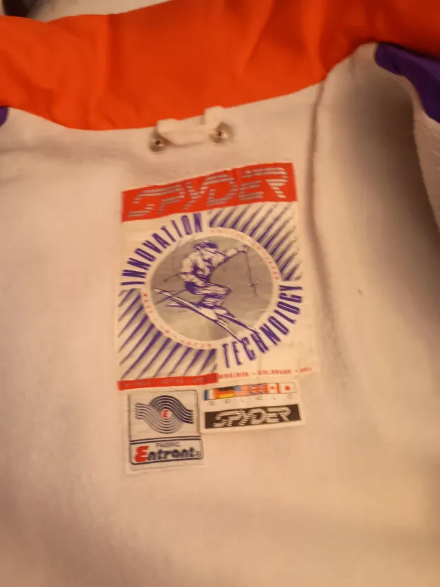 Mono de esquí Spyder morado