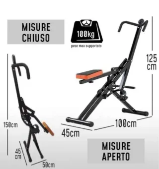 Total Crunch Máquina Remo Abdominales