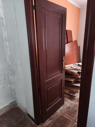 2 Puertas Madera 69x199