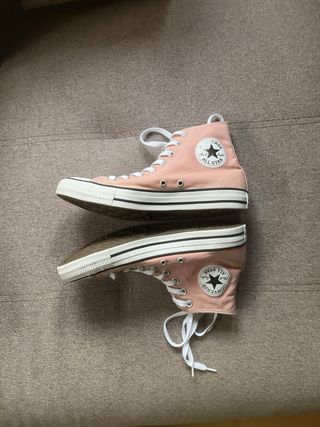 Converse Bota Rosadas