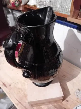 Jarrón Cerámica Grande Negro