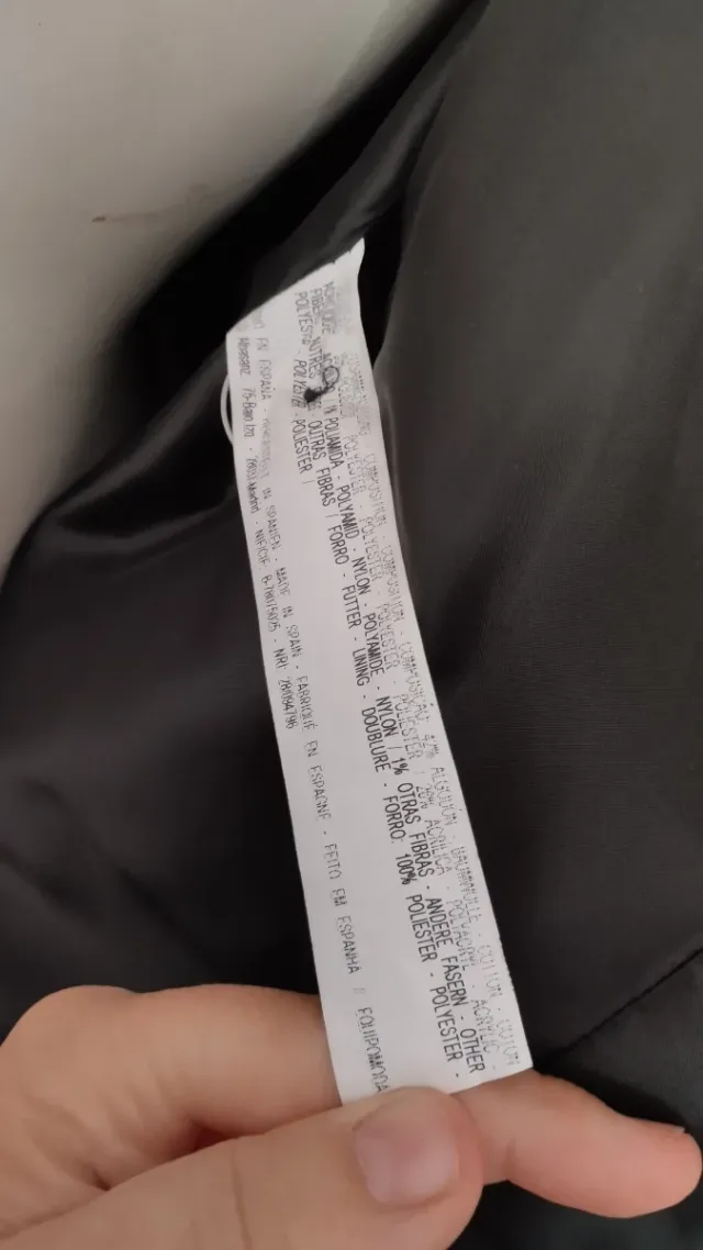 Chaqueta de traje corta invierno