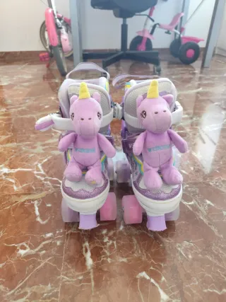 Patines unicornio talla regulable