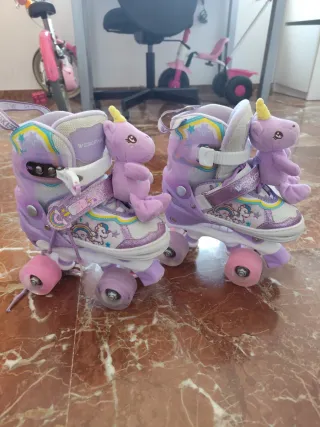 Patines unicornio talla regulable
