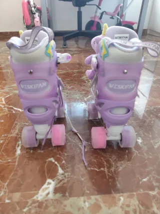 Patines unicornio talla regulable