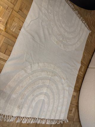 Tappeto per bambini in cotone lavabile beige