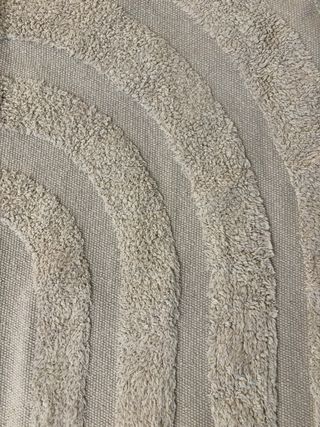 Tappeto per bambini in cotone lavabile beige