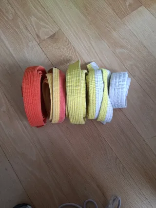 Cinturones de Karate Varios Colores