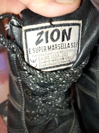 Botas de trabajo de seguridad negras