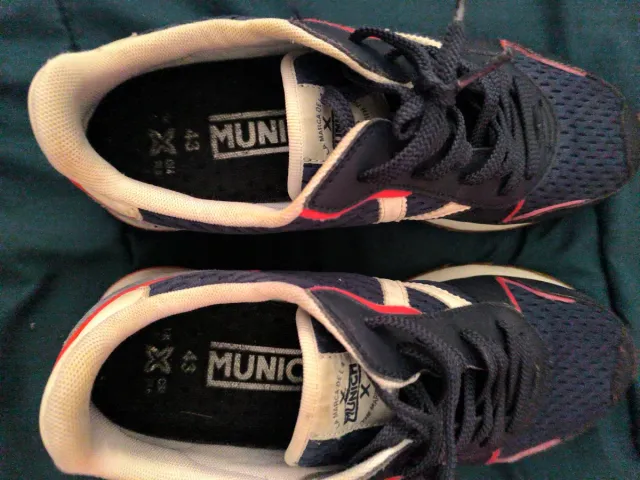 Zapatillas Munich Azul y Blanco