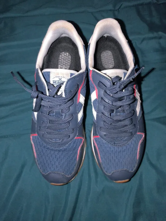 Zapatillas Munich Azul y Blanco