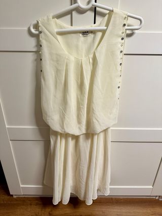 Vestido Gasa Pedrería