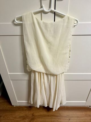 Vestido Gasa Pedrería