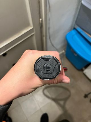 Raqueta de Tenis Negra y Naranja