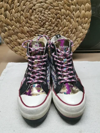Bambas Desigual plataforma multicolor