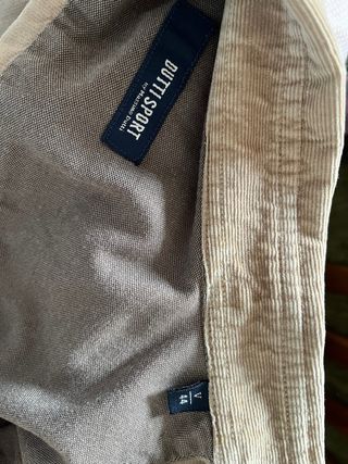 Camisa pana Massimo Dutti Beige Talla L