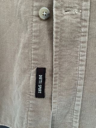 Camisa pana Massimo Dutti Beige Talla L