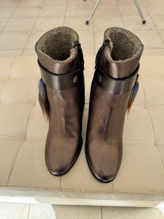 Stivaletti Lorenzo Mari con pelliccia