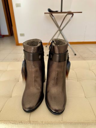Stivaletti Lorenzo Mari con pelliccia