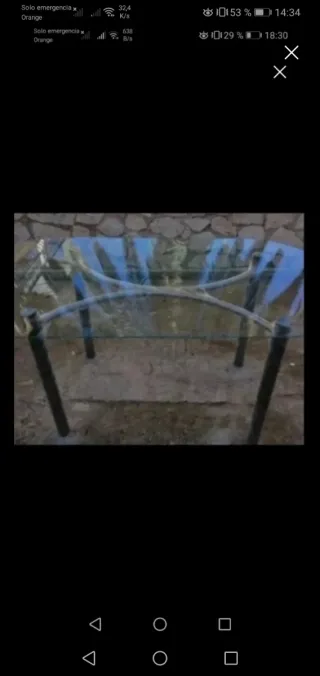 mesa comedor cristal 6 comensales