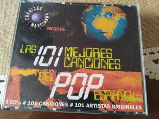 Las 101 Mejores Canciones Pop Español CD