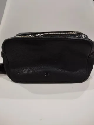 Bolso bandolera piel estampado cebra