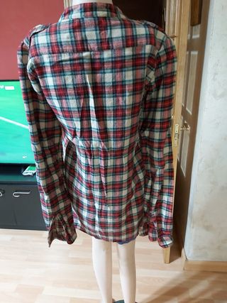 Camisa/vestido cuadros talla M