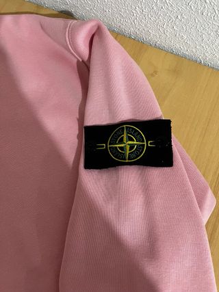 Sudadera Stone Island Rosa Talla L Nueva