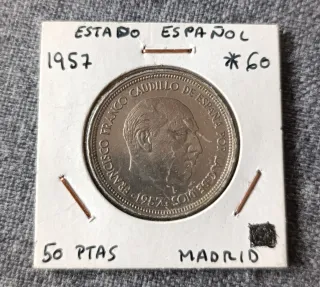 Moneda 50 Pesetas 1957 *60