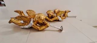 Amorini Angioletti Natale Oro Argento