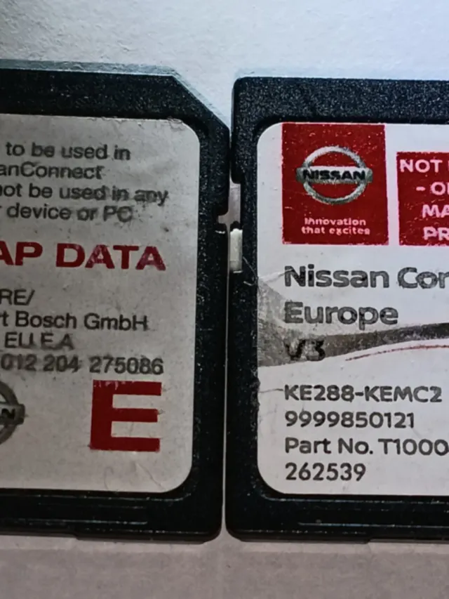 Cartões de Navegação Nissan Connect Europa V3
